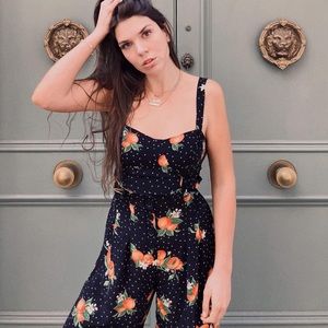 Bershka Peaches Polka Dots Matching Set